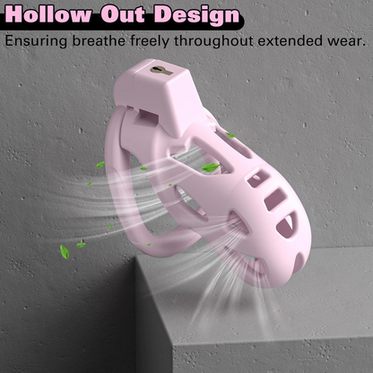 Ultimate Control with Invisible Lock Chastitycage.cc