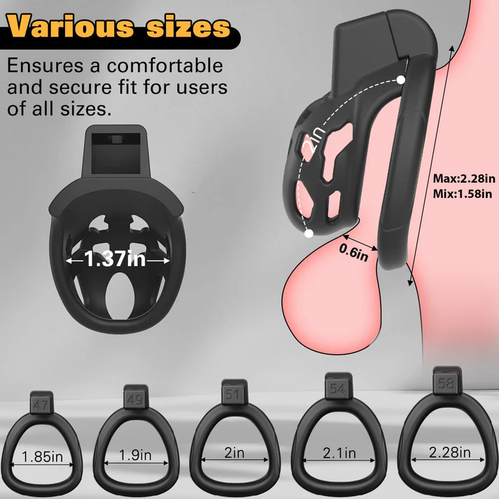 Ultimate Control with Invisible Lock Chastitycage.cc