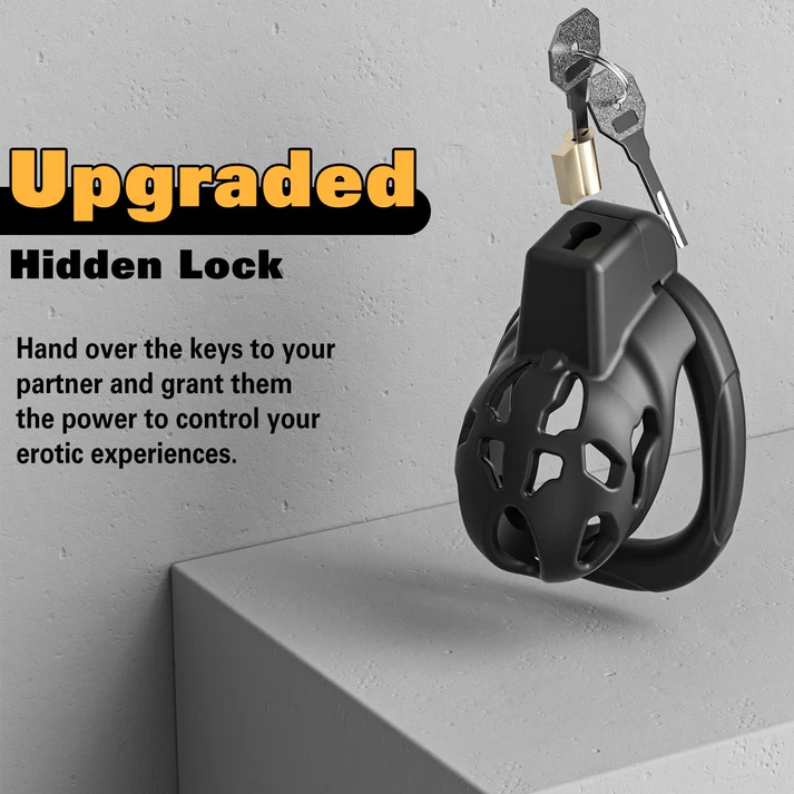 Ultimate Control with Invisible Lock Chastitycage.cc