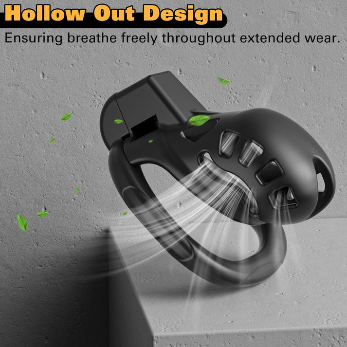 Ultimate Control with Invisible Lock Chastitycage.cc