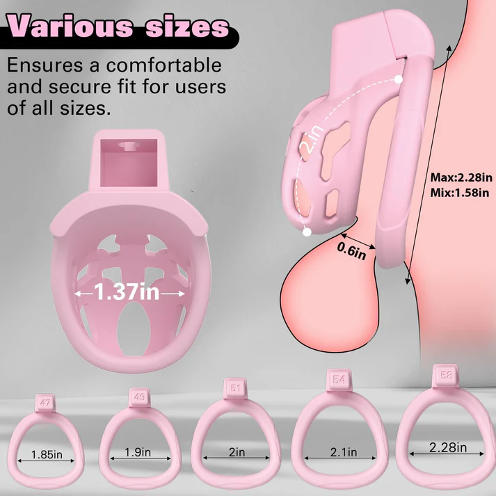 Ultimate Control with Invisible Lock Chastitycage.cc