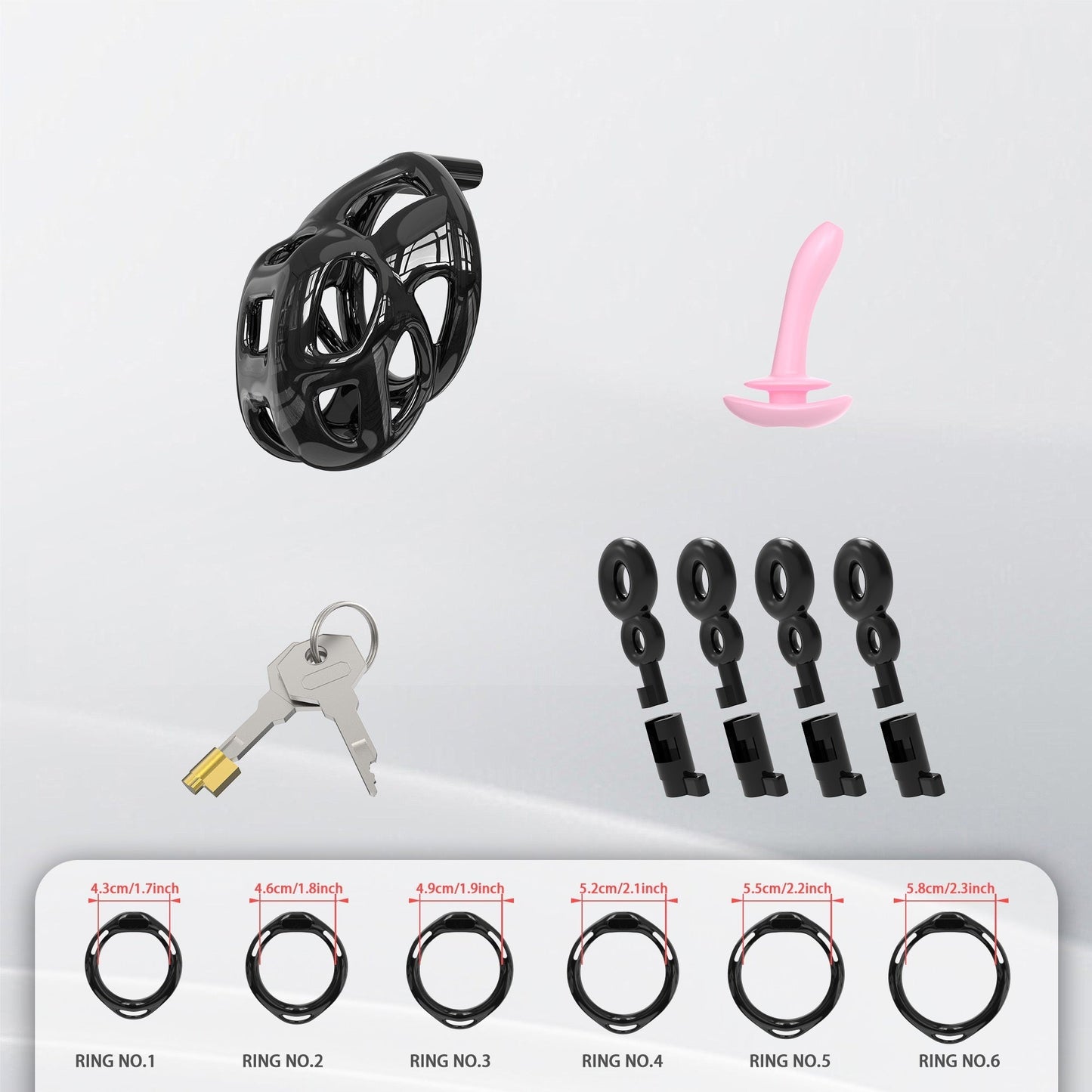 Upgraded Invisible Cobra Chastity Cage cobrachastity