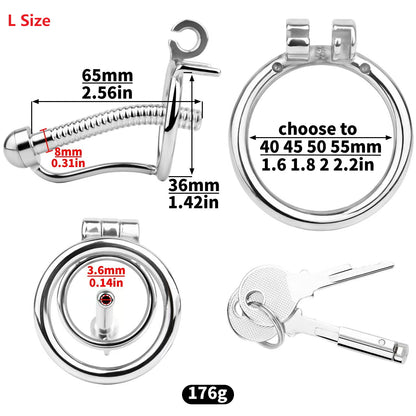 Urethral Chastity Cage - Easy to Pee Chastitycage.cc