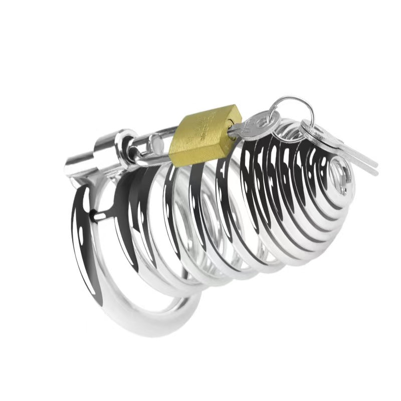 Vertical Multiple Loop Cock Cage Chastitycage.cc