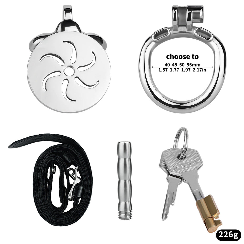 Wind and Fire Wheel Flat Chastity Lock