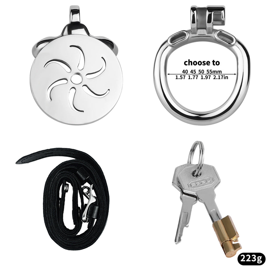 Wind and Fire Wheel Flat Chastity Lock