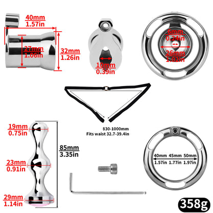 WrenchLock Negative Chastity Cage Chastitycage.cc